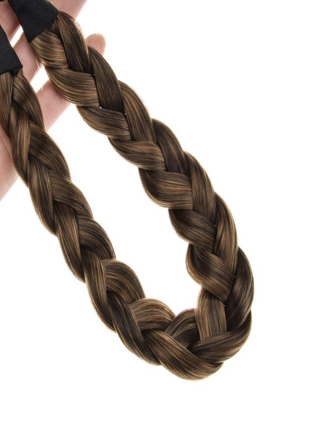 TOECWEGR Braided headband for Women 3 Strands Synthetic Braided Hair Headbands Stretch Plaited Hairs Headbands Hairpiece Fashion Hair Accessories - Image 4